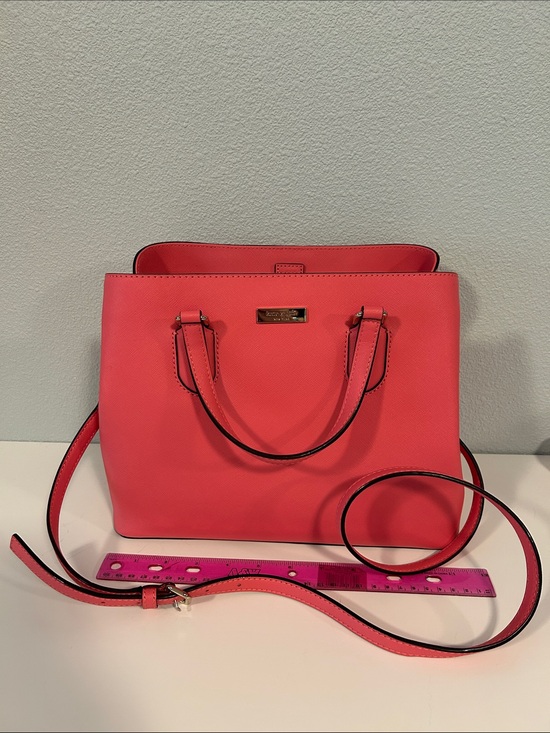 kate spade Handbags - Pink Kate Spade Structured Tote Handbag with Detachable Strap